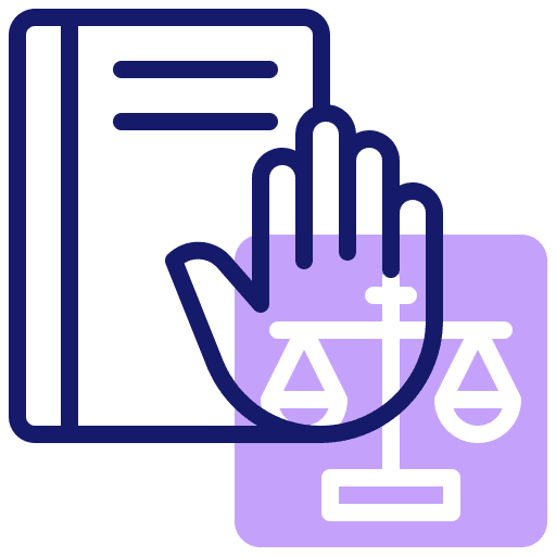 Oath education law book oath icon Oath education law book oath icon