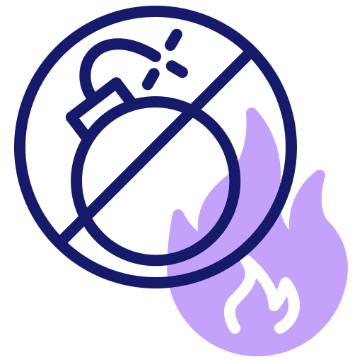 Terrorism no weapons war signaling icon Terrorism no weapons war signaling icon