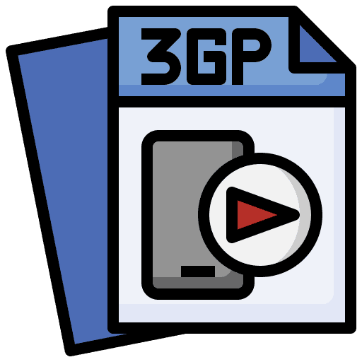 3gp files and folders 3gp multimedia icon