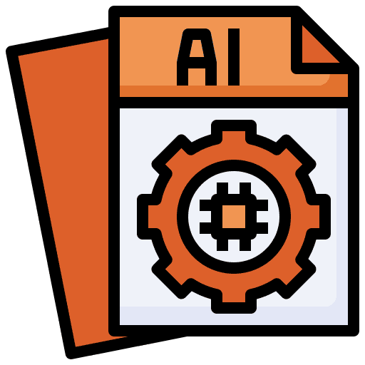 Ai extension files and folders document icon Ai extension files and folders document icon