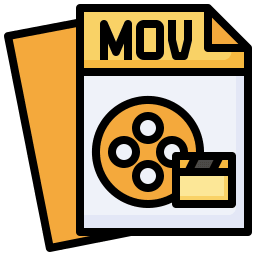 Mov file files and folders document extension icon Mov file files and folders document extension icon
