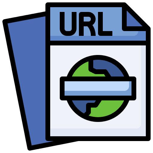 Url extension archive file icon