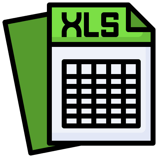 Xls xls document extension icon Xls xls document extension icon