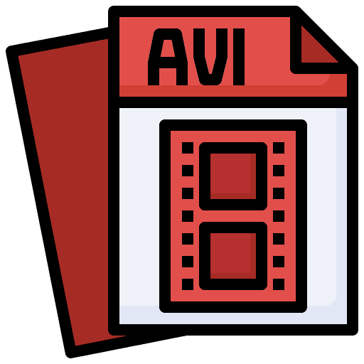 Avi format file avi icon Avi format file avi icon