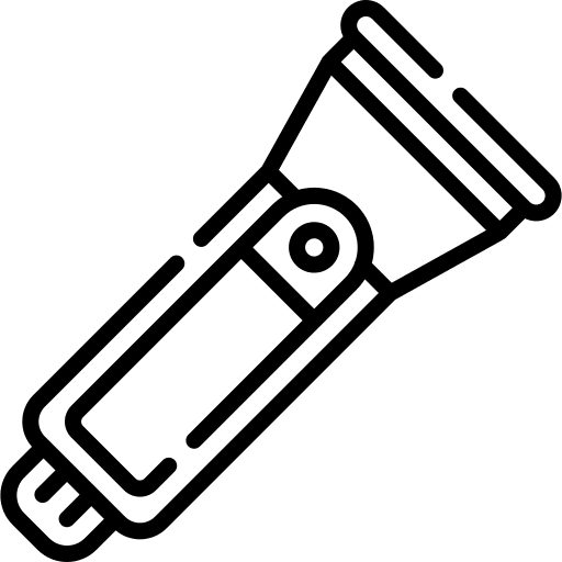 Flashlight illumination healthcare and medical lantern icon Flashlight illumination healthcare and medical lantern icon