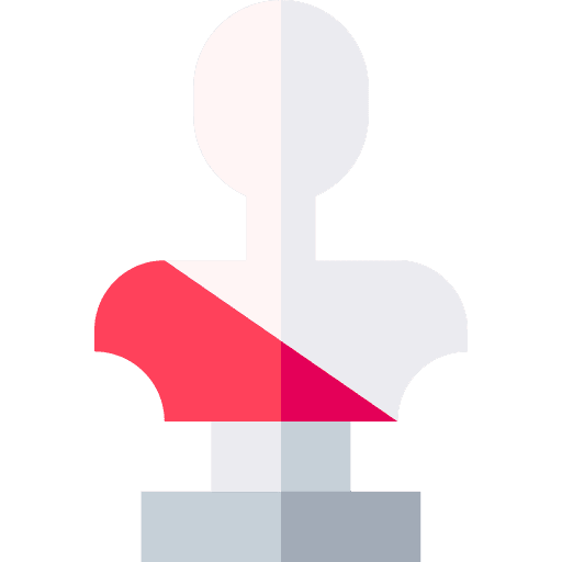 Sculpture woman bust decoration icon