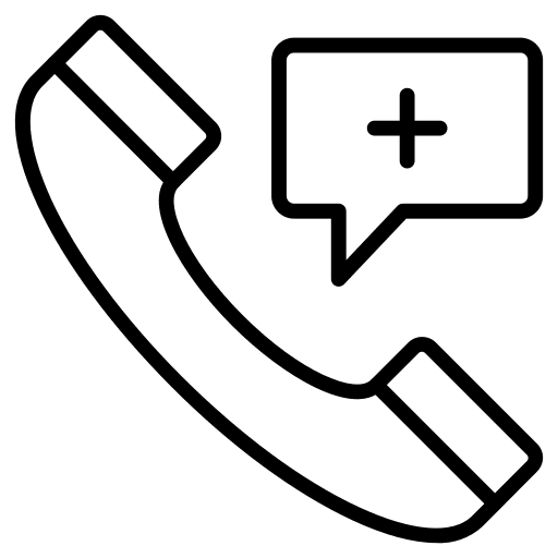 Phone call phone call chat bubble communications icon