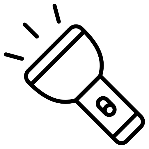 Torch miscellaneous light flashlight icon
