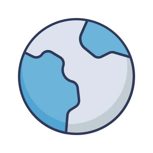 Earth planet miscellaneous world icon