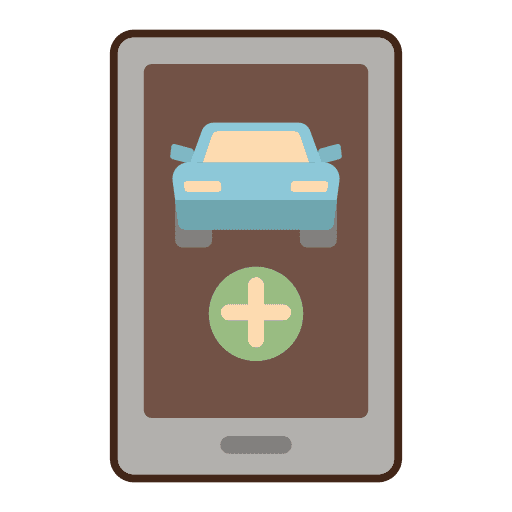 Application business online shop smartphone icon