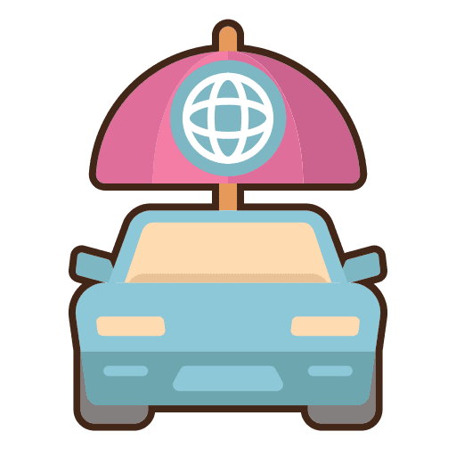 Insurance policy ecommerce online security icon