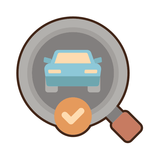 Search transportation data searching icon