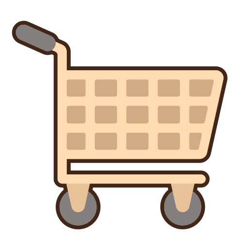 Shopping cart shopping center mobile store smart cart icon