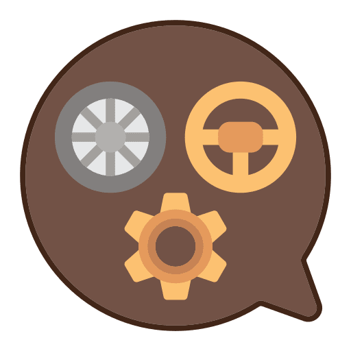 Specification information speech bubble specification icon