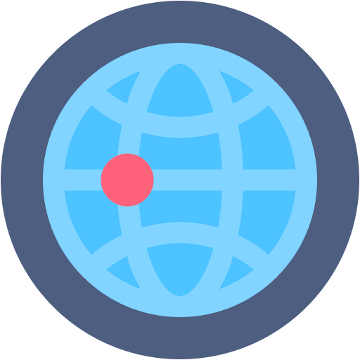 Globe earth world map globe icon