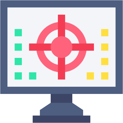 Target electronics screen computer icon
