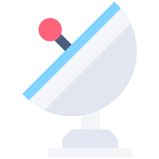 Satellite dish wifi connection communications radio antenna icon Satellite dish wifi connection communications radio antenna icon
