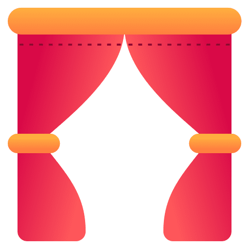 Curtain curtains decoration furniture and household icon