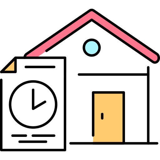 House architecture and city rent rental icon