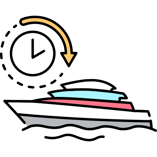 Ship rent yacht transportation icon