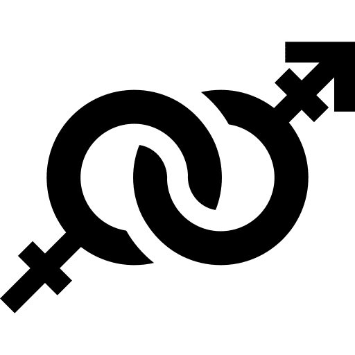 Genders gender sex male and female icon