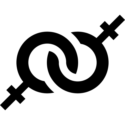 Gay shapes and symbols female symbol icon Gay shapes and symbols female symbol icon