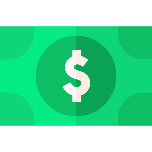 Money dollar business and finance savings icon Money dollar business and finance savings icon