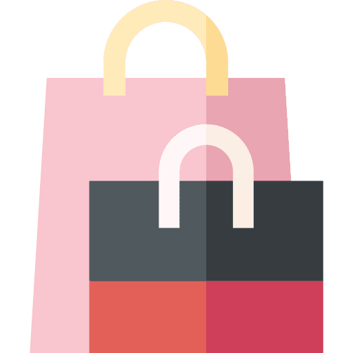 Shopping bag commerce and shopping shop paper bag icon Shopping bag commerce and shopping shop paper bag icon