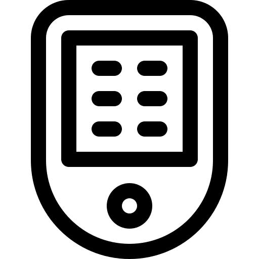 Pulse oximeter healthcare and medical technology electronics icon Pulse oximeter healthcare and medical technology electronics icon