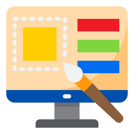 Graphic design web design website art and design icon