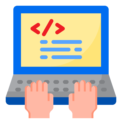 Programing website programing coding icon