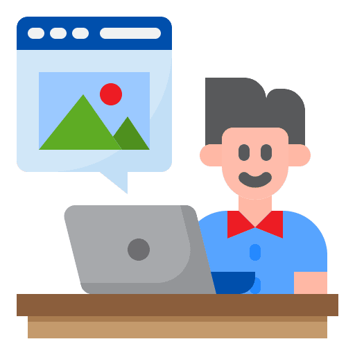 Programmer professions and jobs image website icon Programmer professions and jobs image website icon