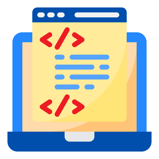 Coding website seo and web coding icon Coding website seo and web coding icon