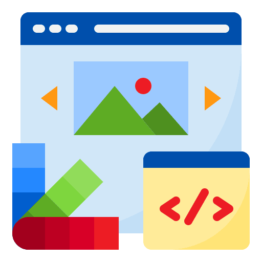Graphic design web development edit tools website icon Graphic design web development edit tools website icon