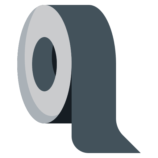 Duct tape repair construction and tools masking tape icon
