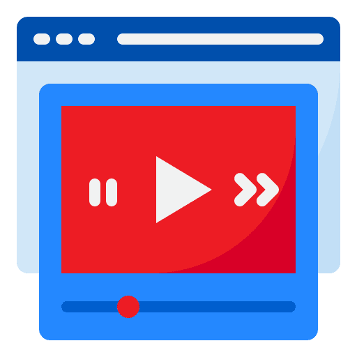 Video player movie video player play button icon Video player movie video player play button icon