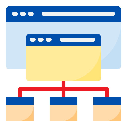 Web development web development seo and web diagram icon Web development web development seo and web diagram icon