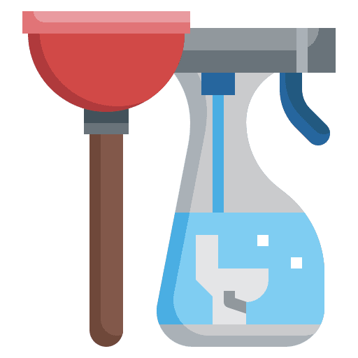 Cleaning plumber soap furniture and household icon Cleaning plumber soap furniture and household icon