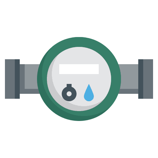 Water meter plumbing pipe water meter icon Water meter plumbing pipe water meter icon