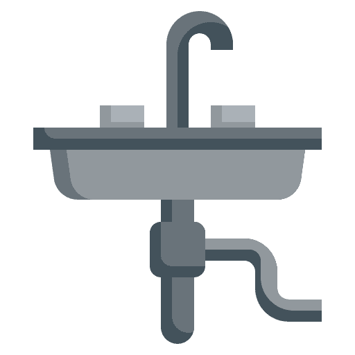 Wash basin water faucet wash basin furniture and household icon Wash basin water faucet wash basin furniture and household icon