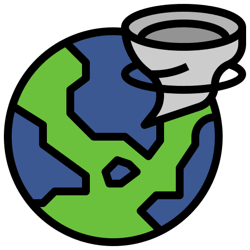 Cyclone hurricane twister forecast icon Cyclone hurricane twister forecast icon