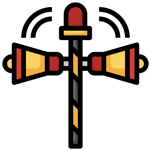Warning eruption warning volcano icon