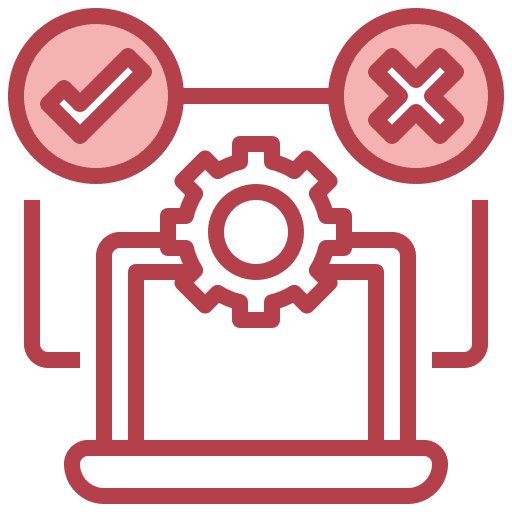 Testing gear testing criteria icon