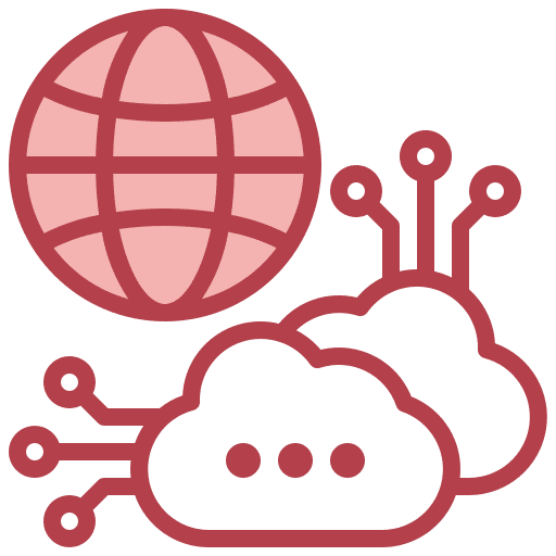 Cloud computing ui network interface icon Cloud computing ui network interface icon
