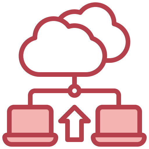 Consumer settings cloud storage gear icon Consumer settings cloud storage gear icon