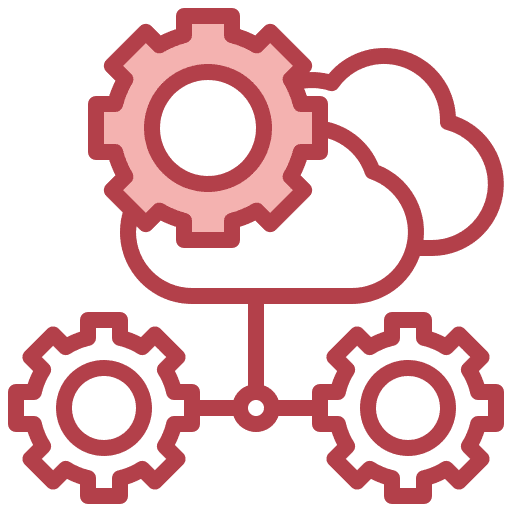 Management communications management configuration icon Management communications management configuration icon