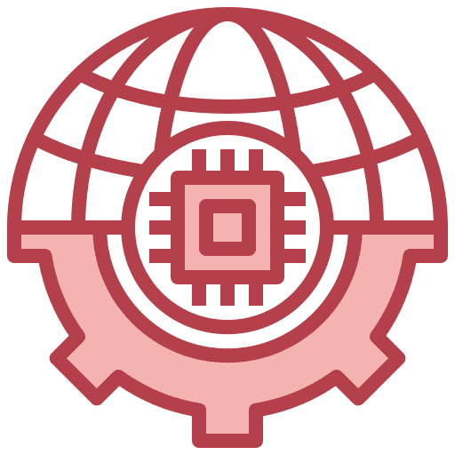 Technology ui networking worldwide icon Technology ui networking worldwide icon