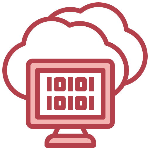 Binary code algorithm code programming icon Binary code algorithm code programming icon
