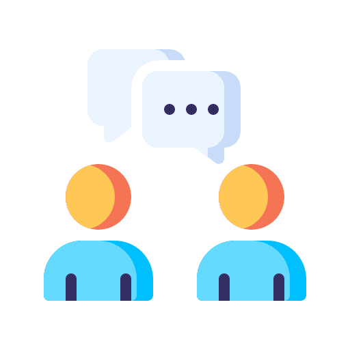 Conversation conversations communications interview icon