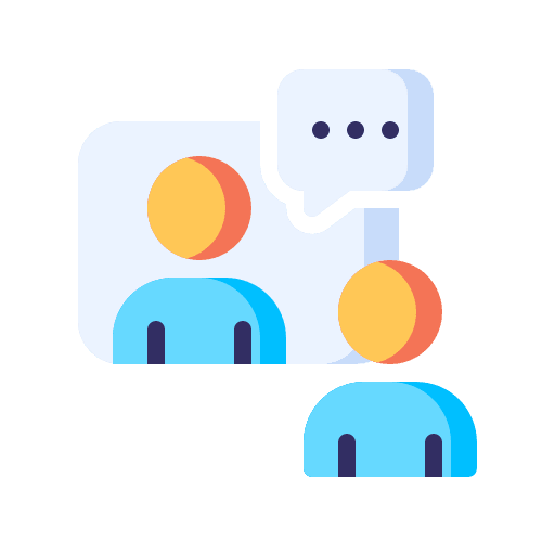 Online conference interview online conference virtual class icon